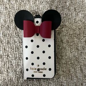 kate spade minnie mouse card holder